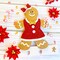 Buttons Galore Colorful Polymer Clay Embellishments for Craft Scrapbooks Cardmaking (Santa's Treats, 1,800 Pieces - 36 Grams)